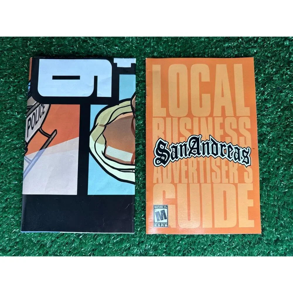 Grand Theft Auto San Andreas (Sony Playstation 2/PS2) with Poster and Manual